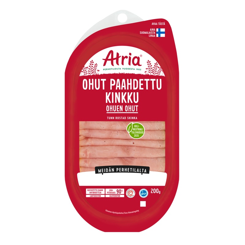Atria ohuen ohut paahdettu kinkku 200g