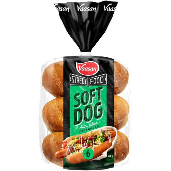 Vaasan Street Food SOFT DOG perunahodari 6kpl/300g