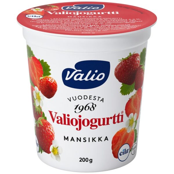 Valiojogurtti 200g mansikka laktoositon