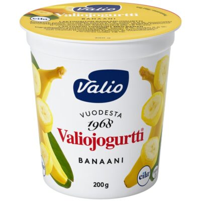 Valiojogurtti 200g banaani laktoositon