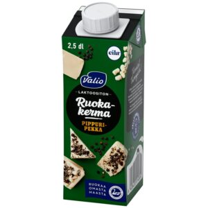 Valio ruokakerma 2,5 dl Pippuri Pekka pippurijuusto laktoositon UHT