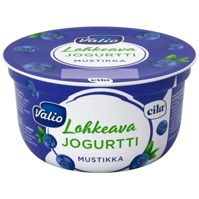 Valio lohkeava jogurtti 150g mustikka laktoositon