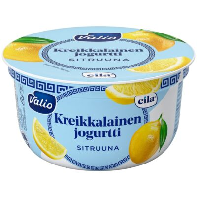 Valio kreikkalainen jogurtti 150g sitruuna laktoositon