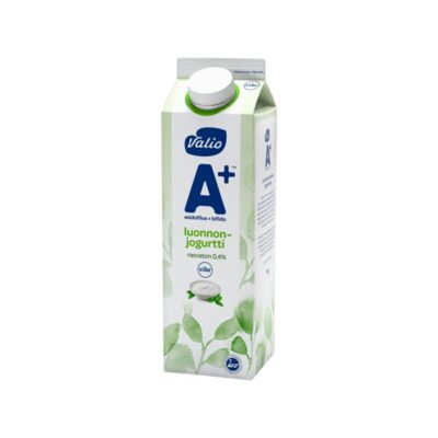 Valio A+™ luonnonjogurtti 1 kg rasvaton laktoositon