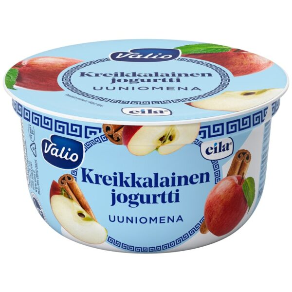 Valio kreikkalainen jogurtti 150g uuniomena laktoositon