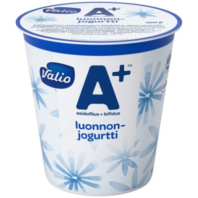 Valio A+ luonnonjogurtti 150 g laktoositon