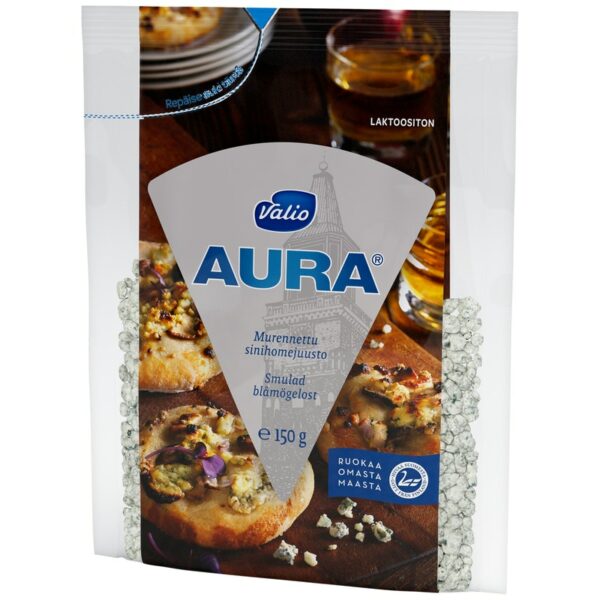 Aura sinihomejuusto 150g murennettu