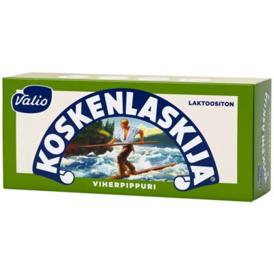 Valio Koskenlaskija sulatejuusto 250g viherpip