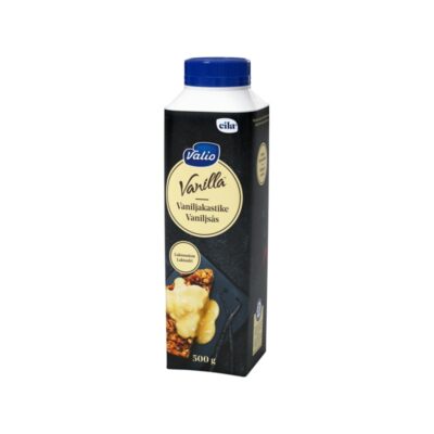 Valio Vanilla™ vaniljakastike 500 g laktoositon