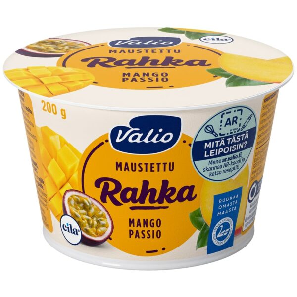 Valio maustettu rahka 200g mango-passio laktoositon