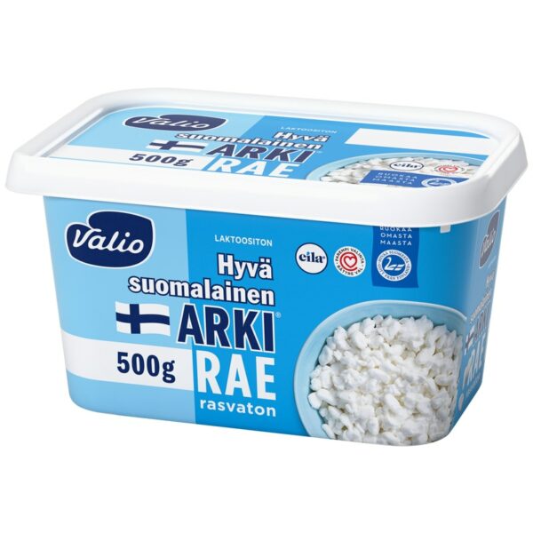 Valio Hyvä suomalainen rasvaton Arkirae 500g laktoositon