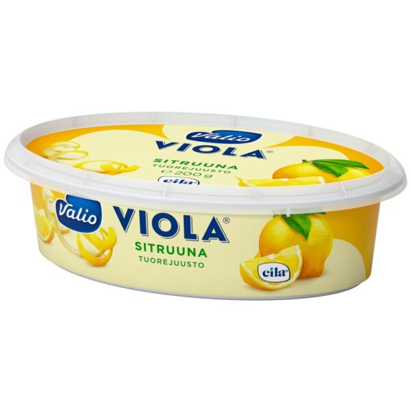 Valio Viola® 200 g sitruuna tuorejuusto laktoositon