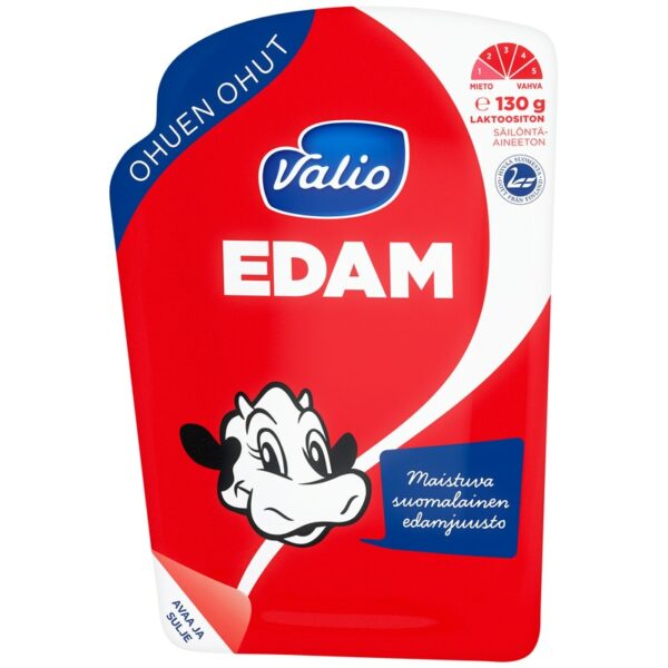 Valio Edam ohuen ohut 130 g viipale