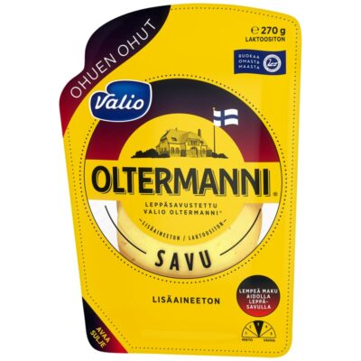 Valio Oltermanni 270g savu ohuen ohuet viipaleet