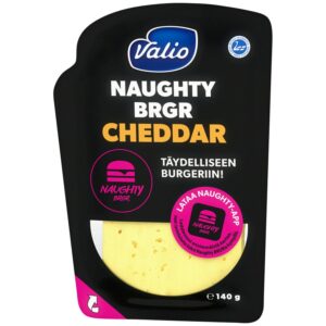 Valio Naughty Brgr Cheddar e140 g viipale