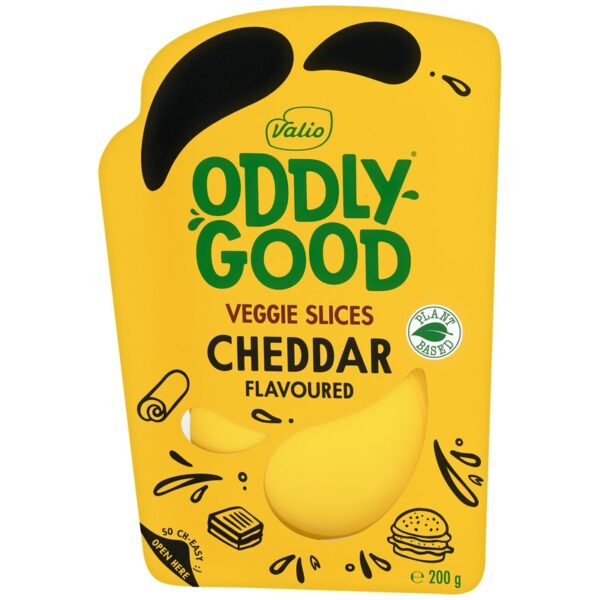 Valio Oddlygood Veggie 200g cheddar viipale