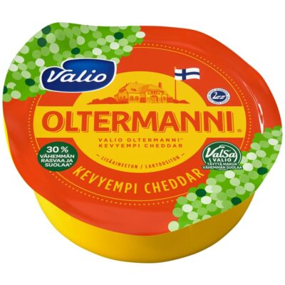 Valio Oltermanni Cheddarjuusto kevyempi  450 g