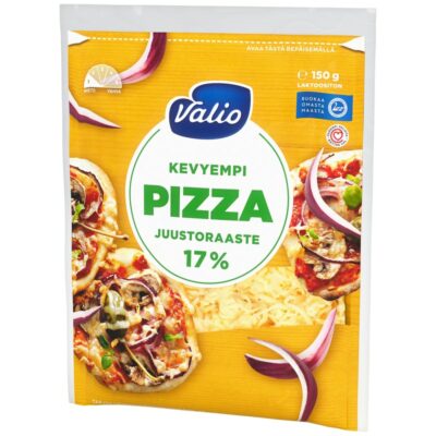 Valio kevyempi pizzajuustoraaste 150g 17%