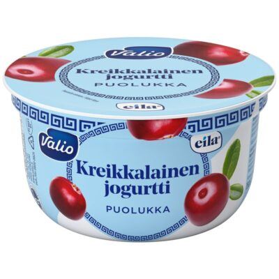 Valio kreikkalainen jogurtti 150 g puolukka laktoositon