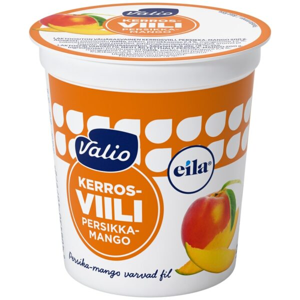 Valio kerrosviili 1% 200g persikka-mango laktoositon