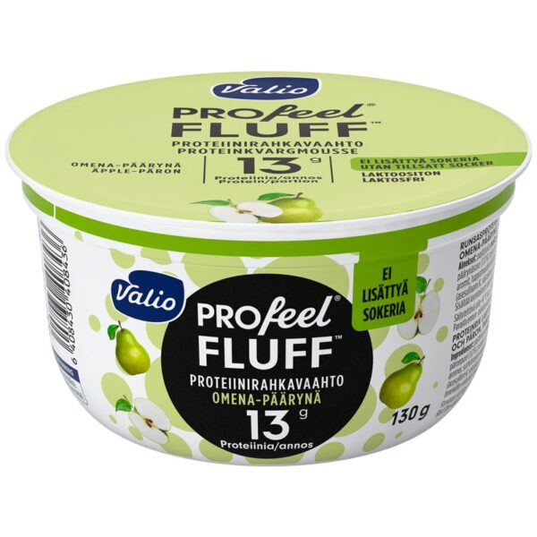 Valio PROfeel FLUFF proteiinirahkavaahto 130g omena-päärynä laktoositon sokeroimaton