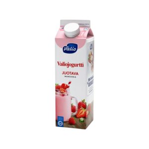 Valiojogurtti juotava 0,95l mansikka laktoositon
