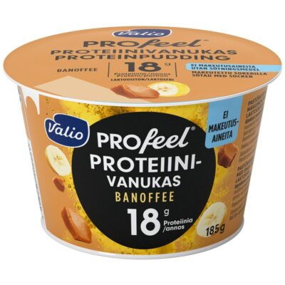 Valio PROfeel proteiinivanukas 185g banoffee makeutusaineeton laktoositon