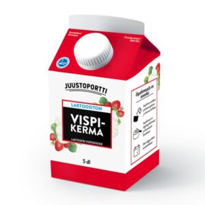 Juustoportti vispikerma 0,5l laktoositon UHT
