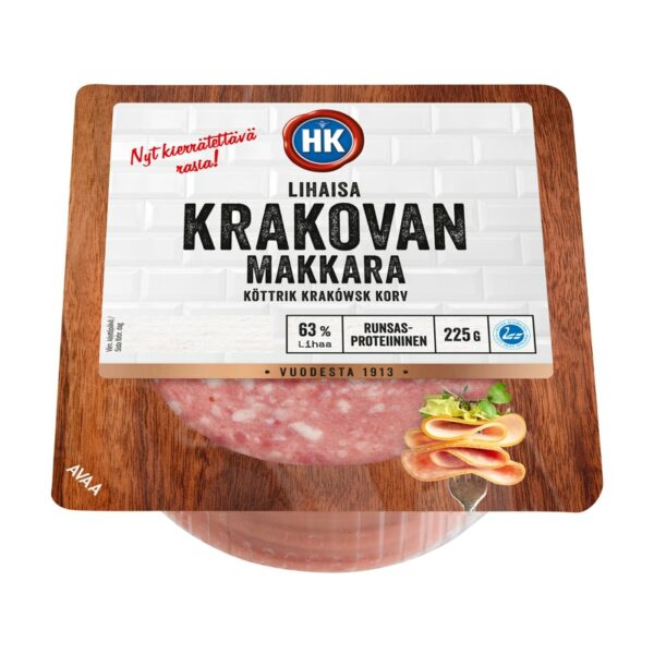 HK lihaisa krakovan makkara 225g