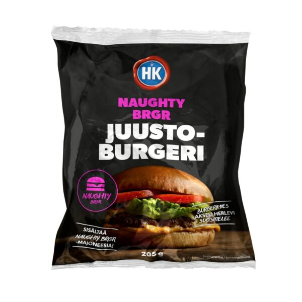 HK Naughty BRGR juustoburgeri 205g