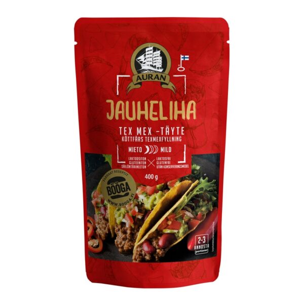 Auran Tex Mex täyte 400g jauheliha
