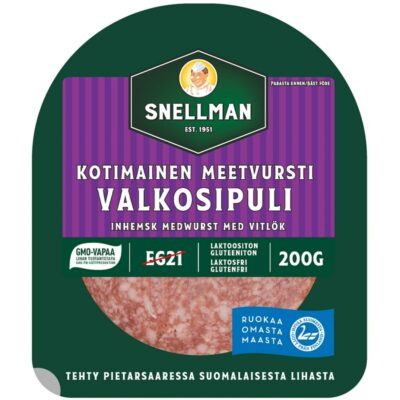 Snellman Kotimainen valkosipuli meetvursti 200 g