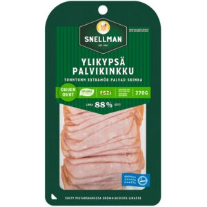 Snellman Ylikypsä palvikinkku ohuen ohut 270 g