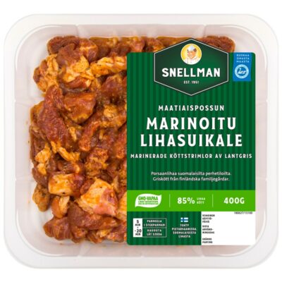 Snellman maatiaispossun lihasuikale 400g marinoitu