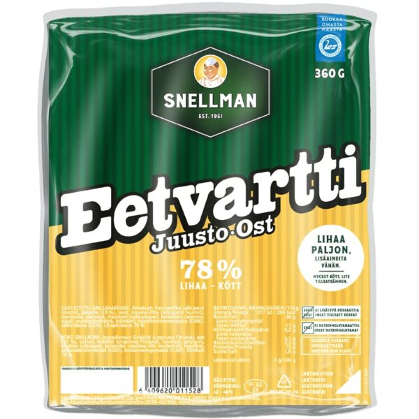 Snellman Juusto Eetvartti 360g