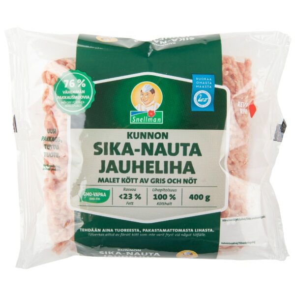 Snellman 400g Kunnon sika-nauta jauheliha