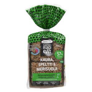 Rosten Siemen Rapeat siemennäkkileipä 250g kaura, speltti & merisuola