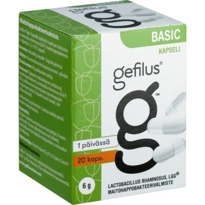 Gefilus Basic maitohappobakteeri 20 kaps.