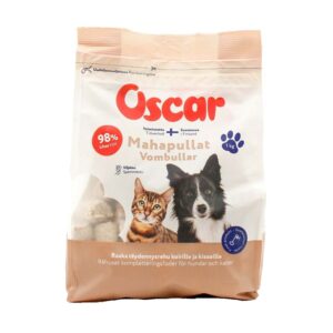 Oscar Mahapullat täydennysravinto koirille ja kissoille 1kg pakaste