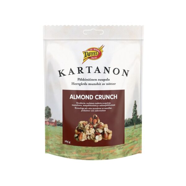 Taffel Kartanon almond crunch 165g