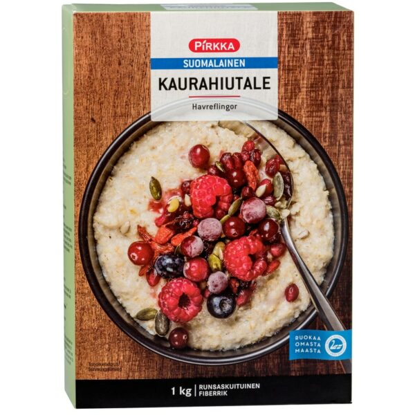 Pirkka suomalainen kaurahiutale 1kg