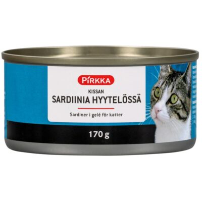 Pirkka kissan sardiinia hyytelössä 170g