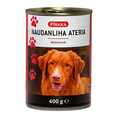 Pirkka koiran liha-ateria 400 g