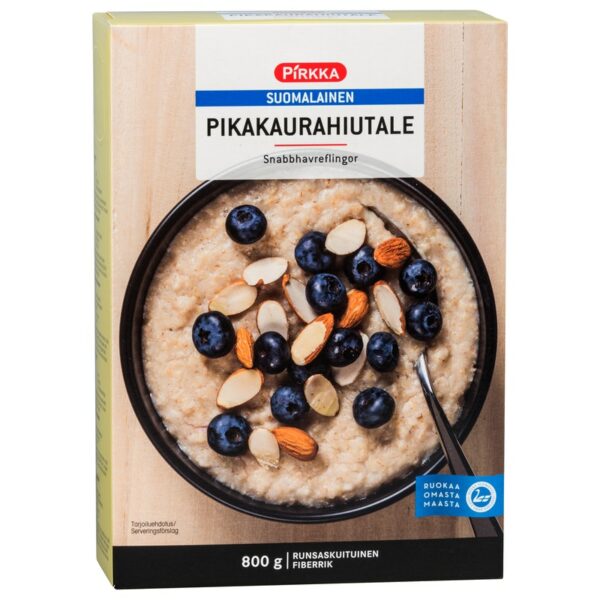 Pirkka suomalainen pikakaurahiutale 800g