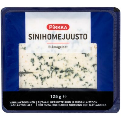 Pirkka sinihomejuusto 125g vähälaktoosinen