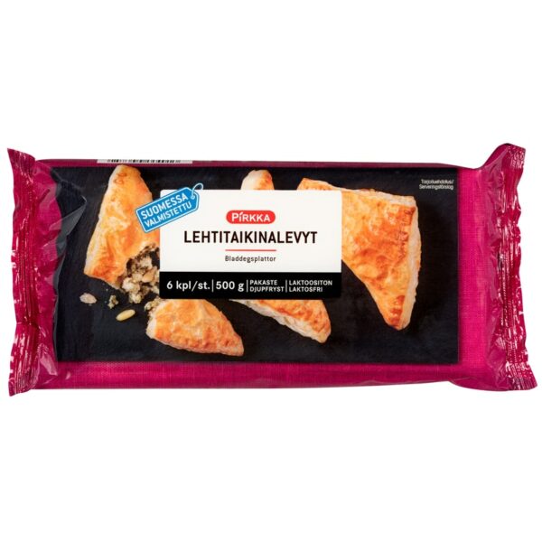 Pirkka lehtitaikinalevyt 6kpl/500g pakaste