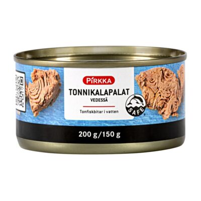 Pirkka tonnikalapalat vedessä 200g/150g