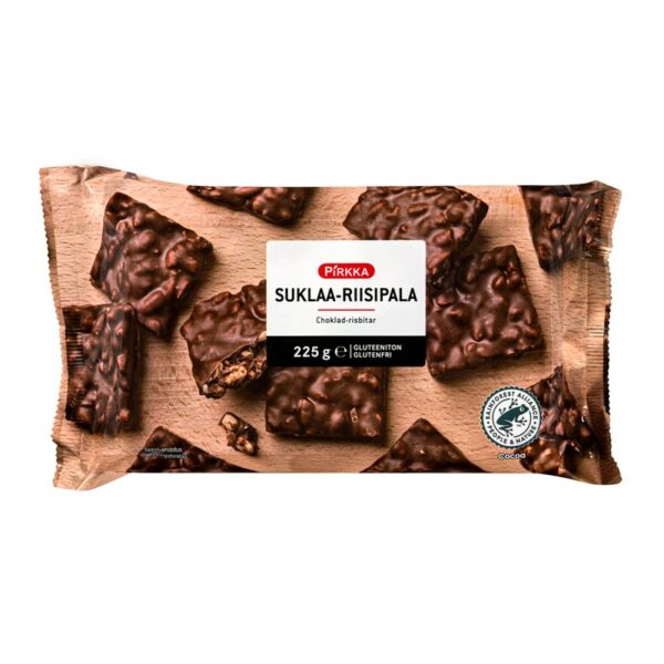 Pirkka suklaa-riisipala 225g gluteeniton