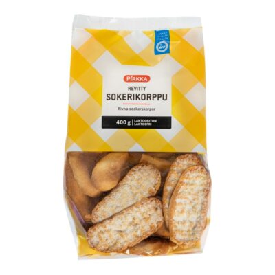 Pirkka revitty sokerikorppu 400 g