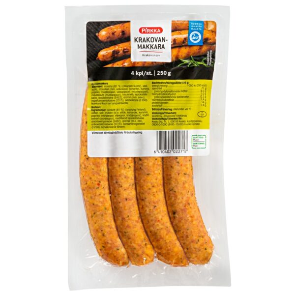 Pirkka Grillaa krakovanmakkara 250g